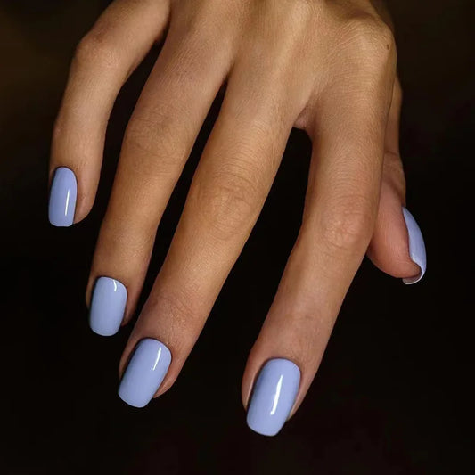 Purple Solid Press On Nails